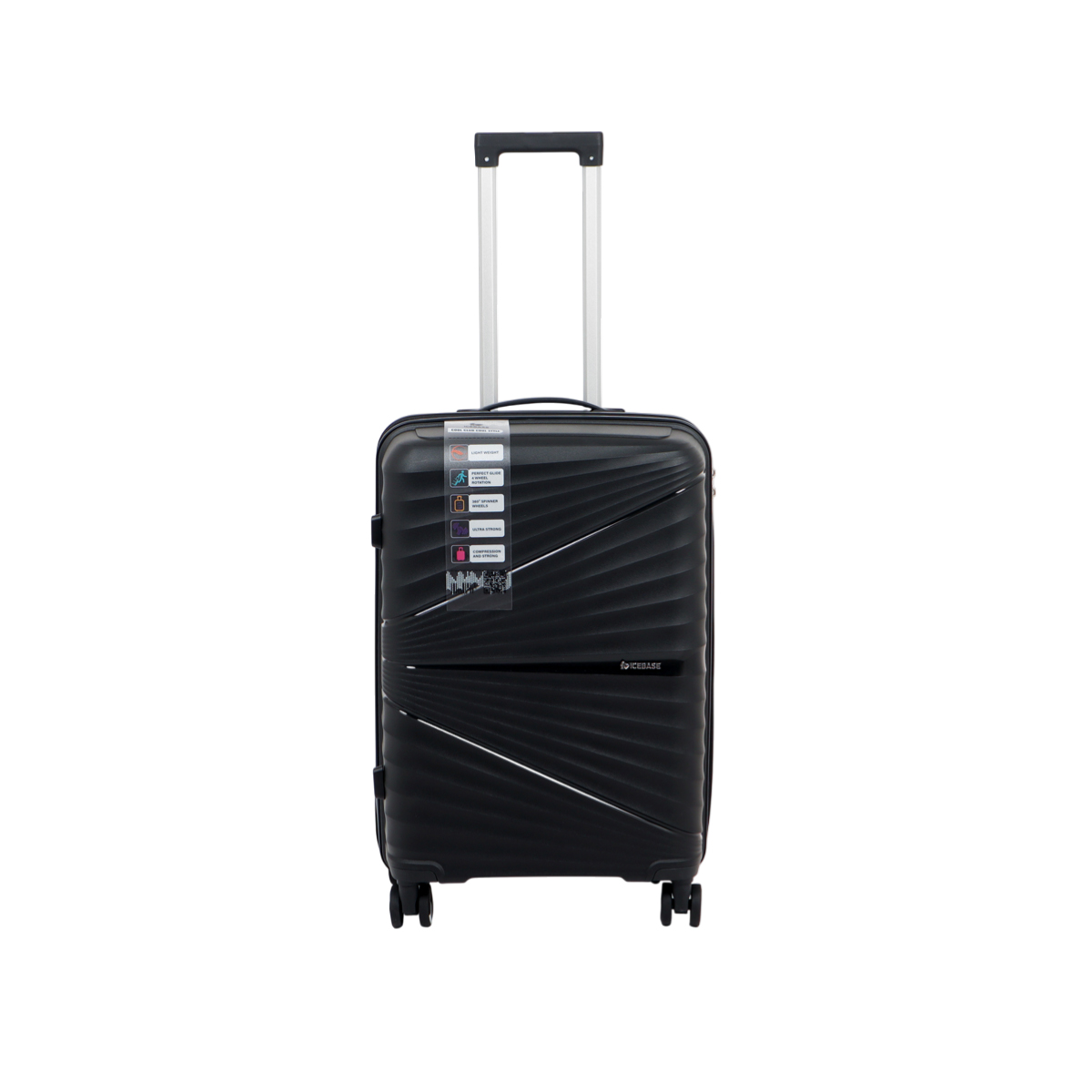 กระเป๋าเดินทาง ICEBASE รุ่น XD-20012BK (ROME) 20 นิ้ว สีดำ_1